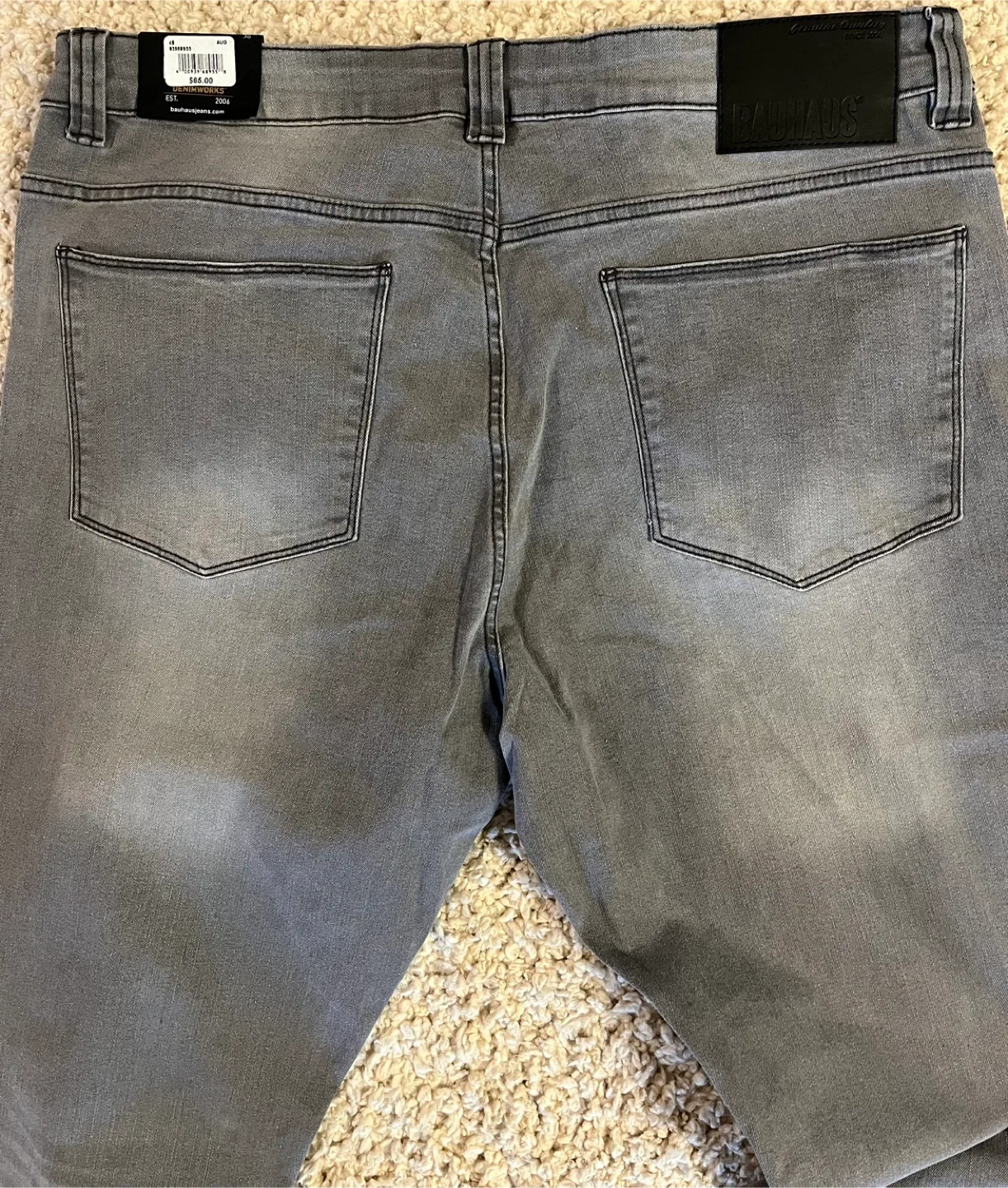 Bauhaus Slim Fit Men’s Jeans Size 36x33 image indicator(2)