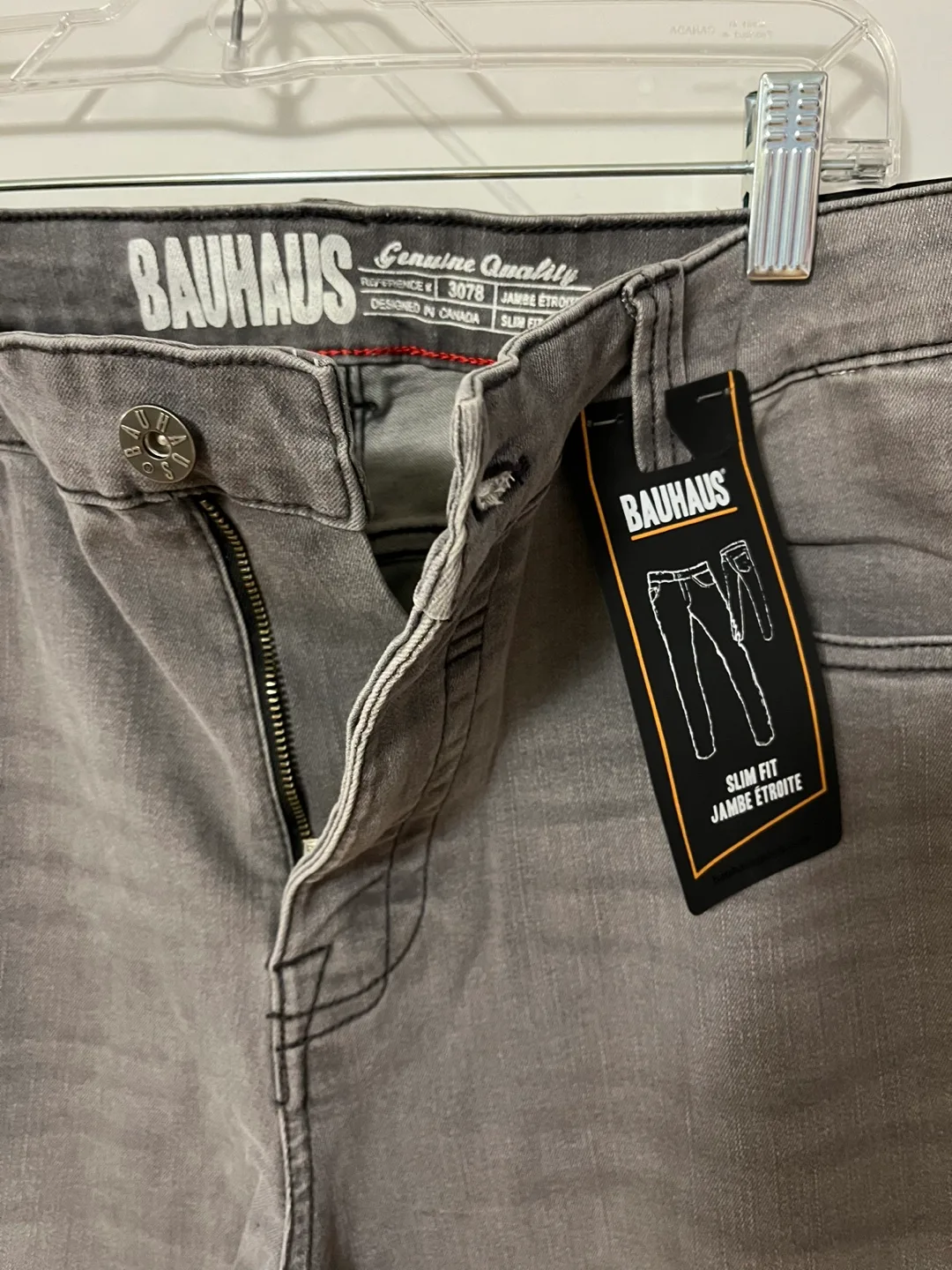 Bauhaus Slim Fit Men’s Jeans Size 36x33 image indicator(7)