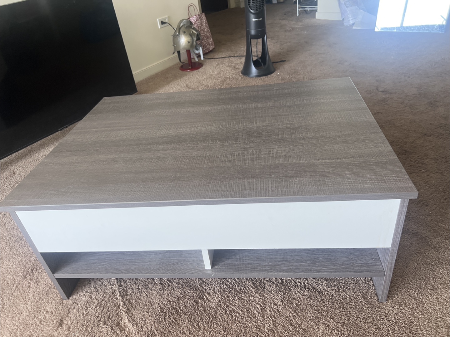 Lift-Top Coffee Table with Storage - photo 3