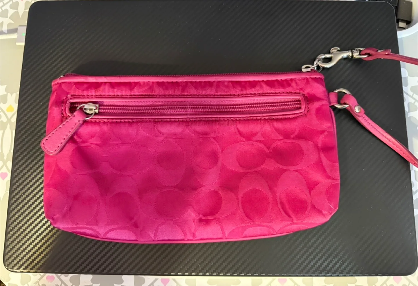 Coach Pink Wristlet image indicator(3)