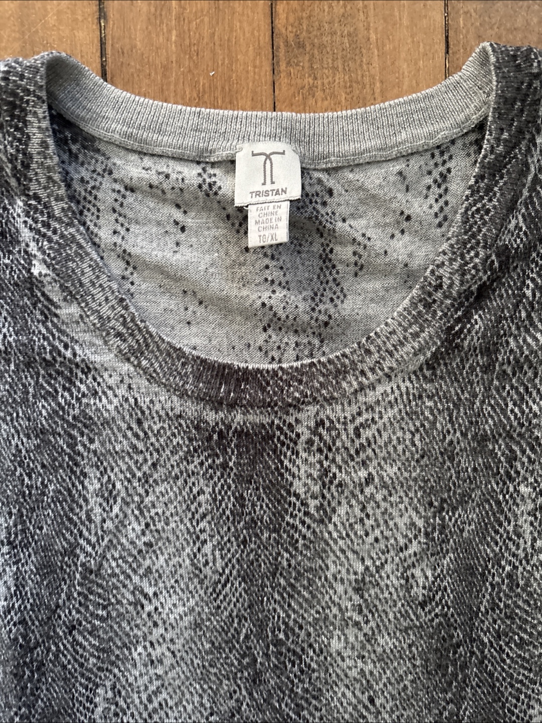 Tristan Snakeskin Print T-Shirt size XL - photo 2