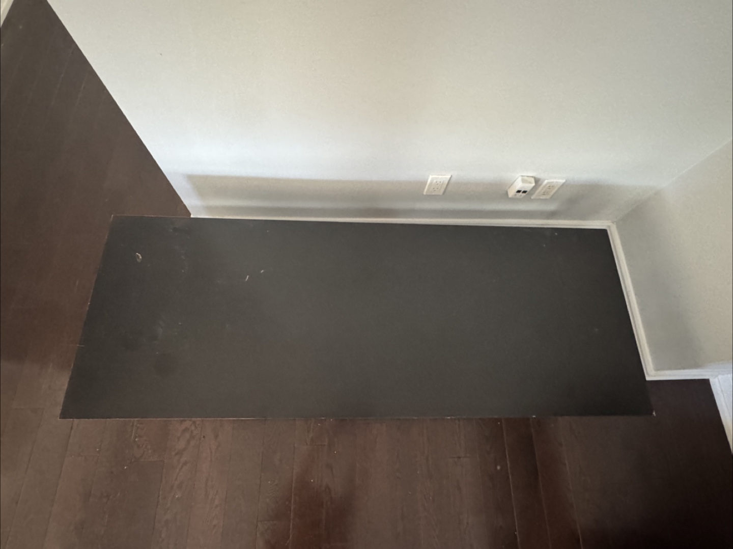 Black TV Stand with Shelf - photo 3