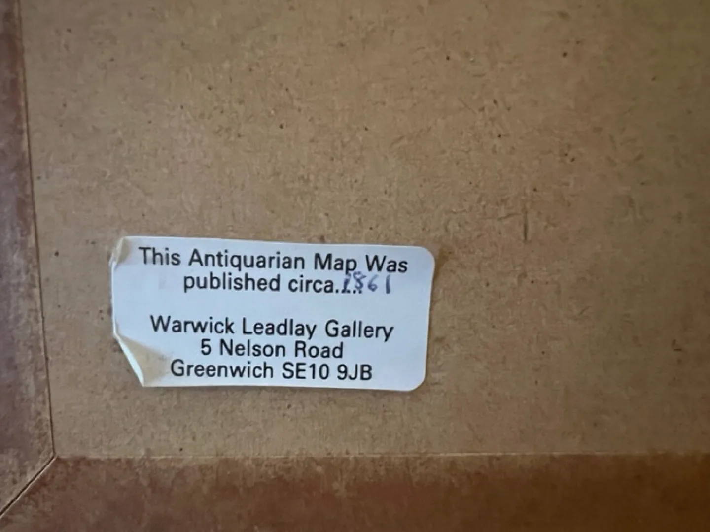 Antique Framed Map of Switzerland and the Alps thumbnail