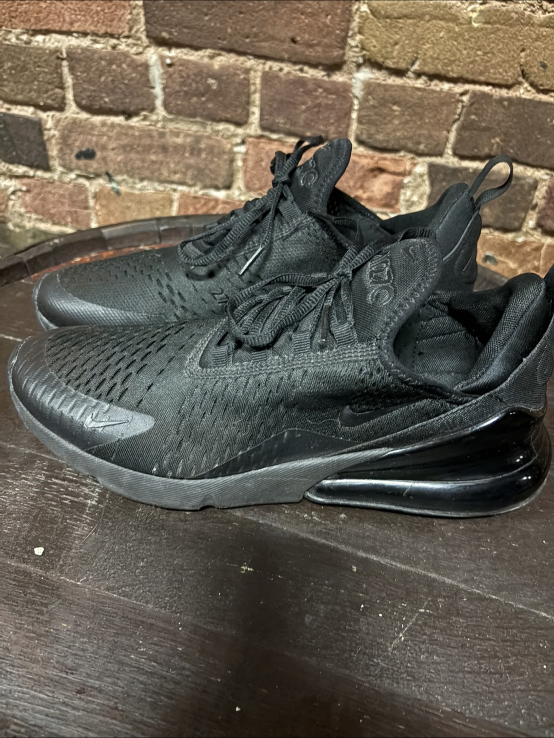 Nike Air Max 270 Triple Black Sneakers - photo 2