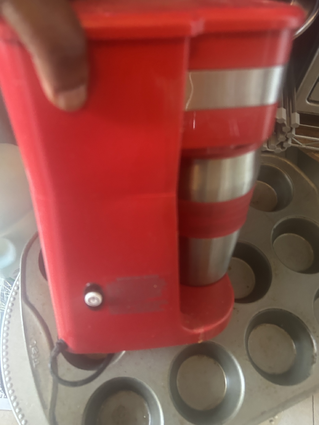 Red Personal Coffee Maker - photo 3