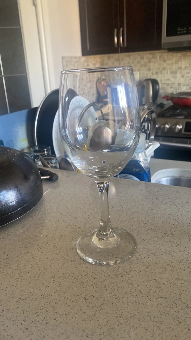 Clear Wine Glass 8 piece thumbnail