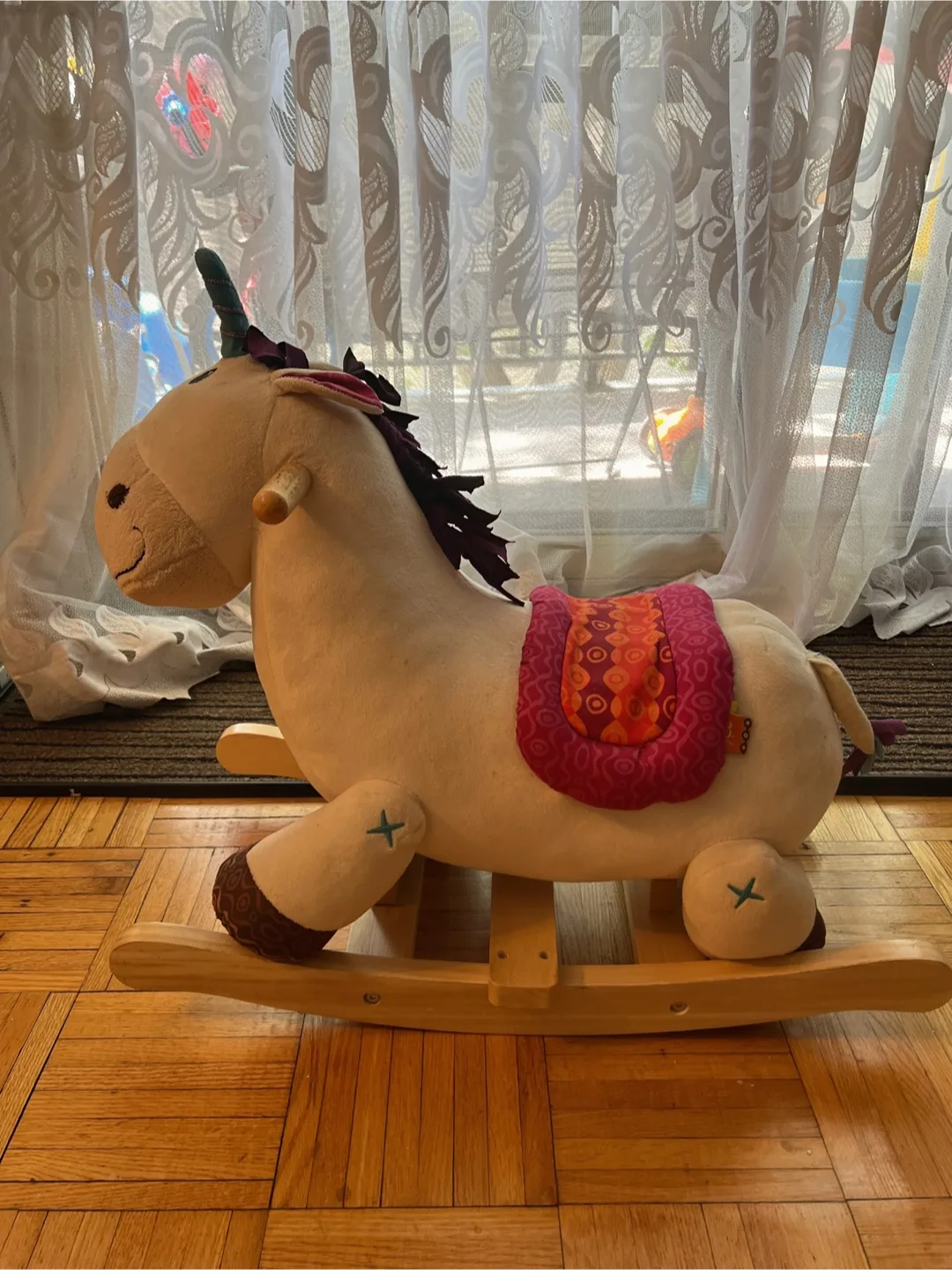Adorable Unicorn Rocking Horse thumbnail