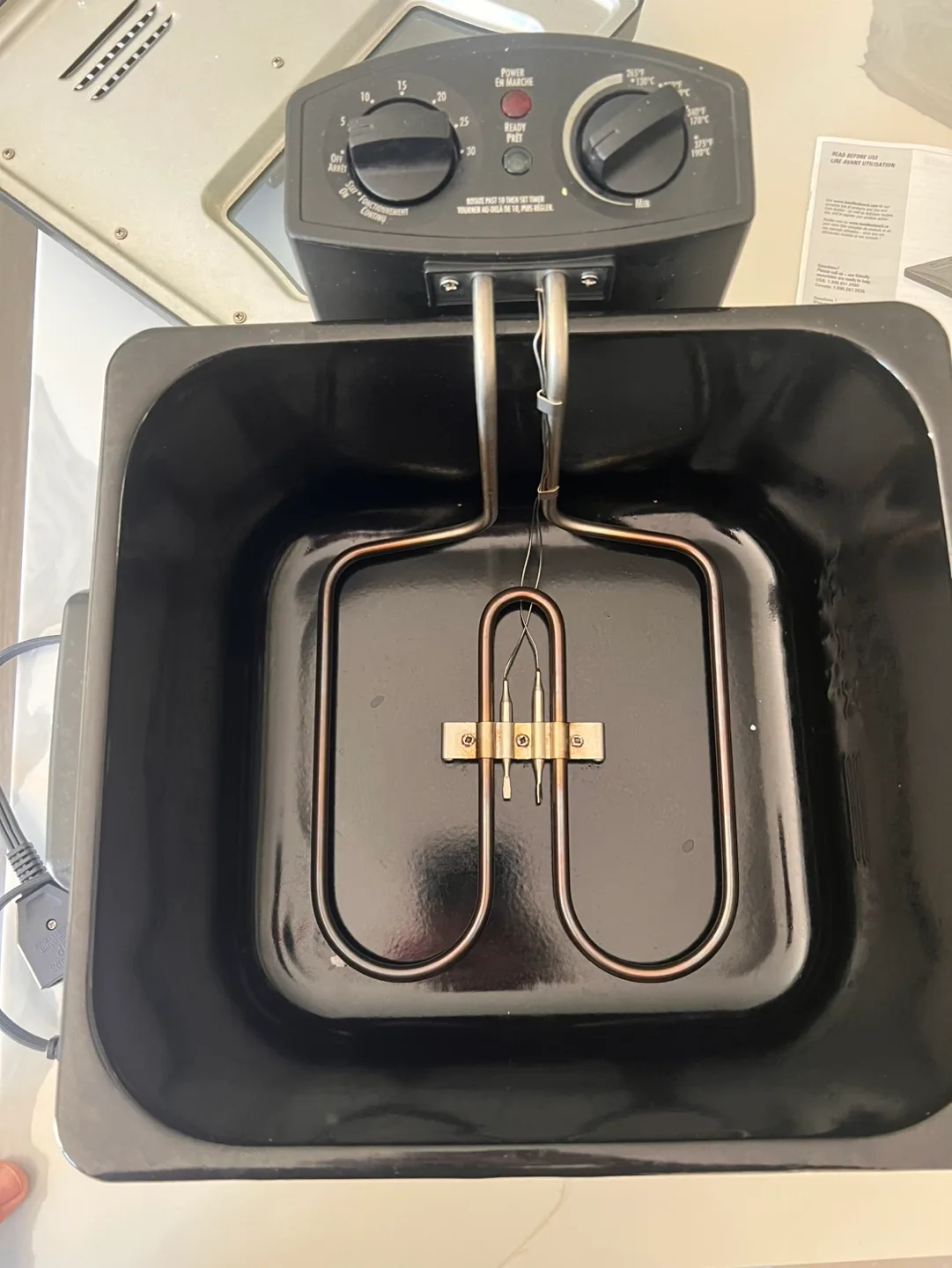 Hamilton Beach dual basket Deep Fryer image indicator(6)