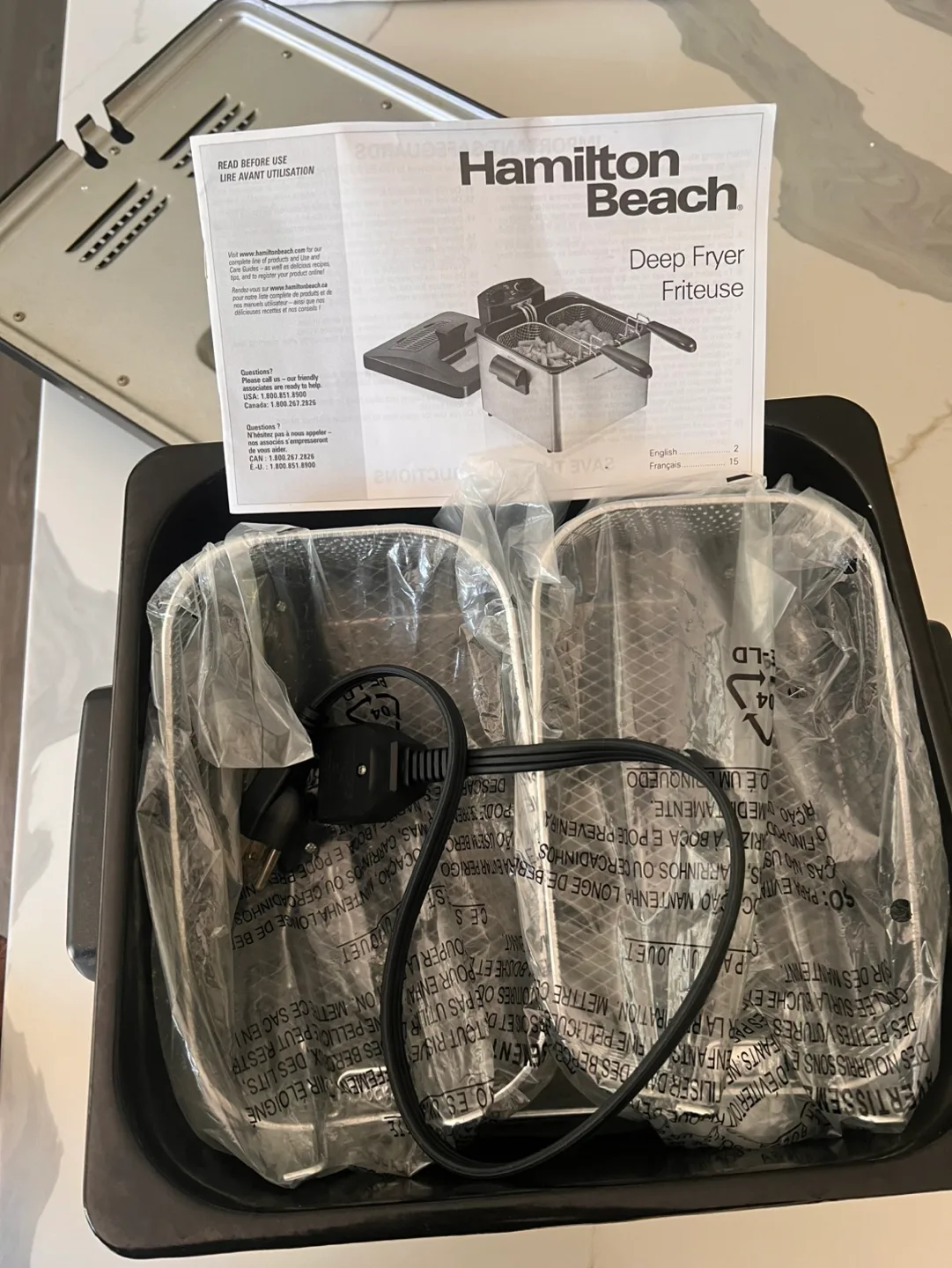 Hamilton Beach dual basket Deep Fryer image indicator(4)