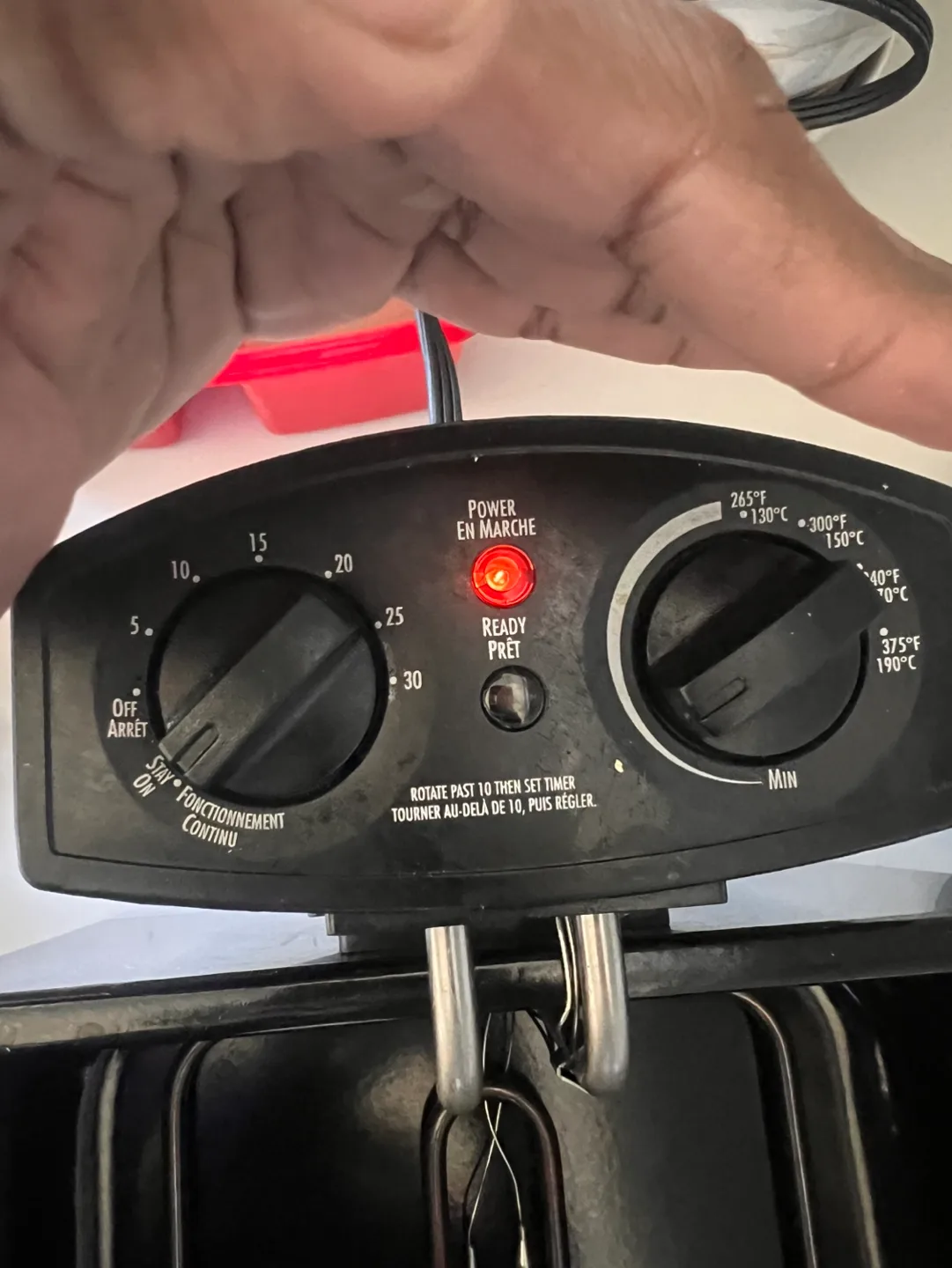 Hamilton Beach dual basket Deep Fryer image indicator(10)