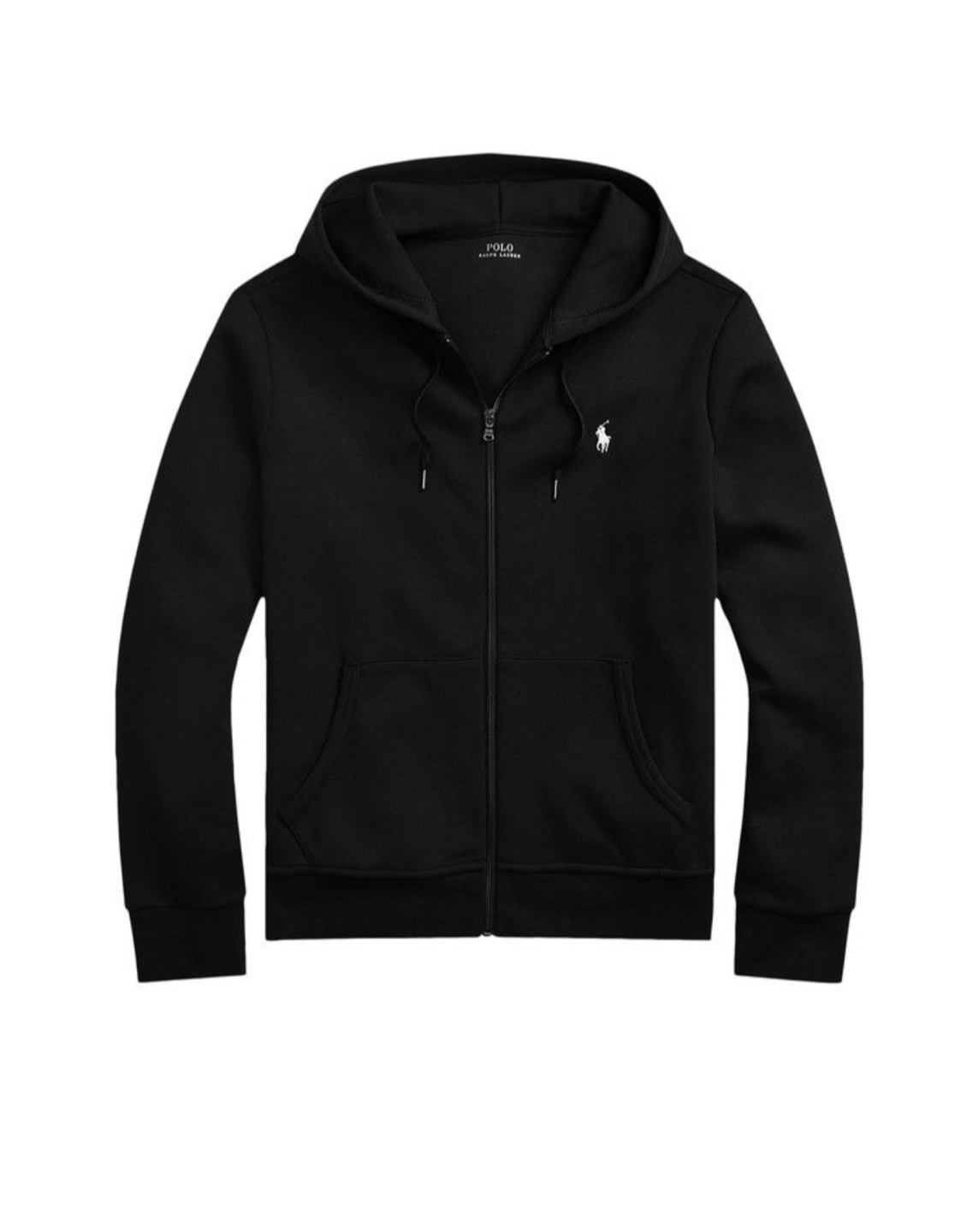 Men's Polo Ralph Lauren Black Zip-Up Hoodie and Joggers Set