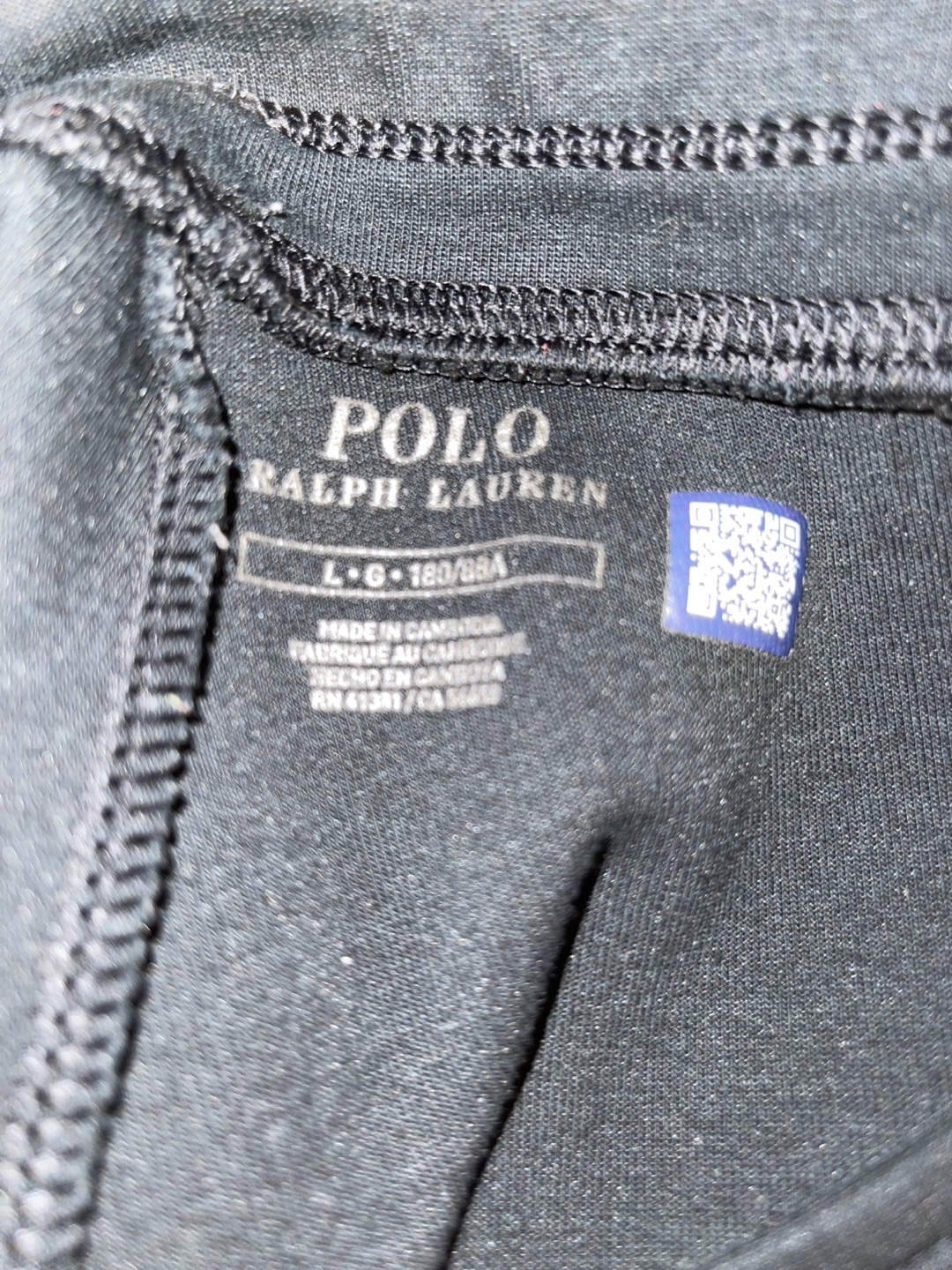 Men's Polo Ralph Lauren Black Zip-Up Hoodie and Joggers Set - photo 2