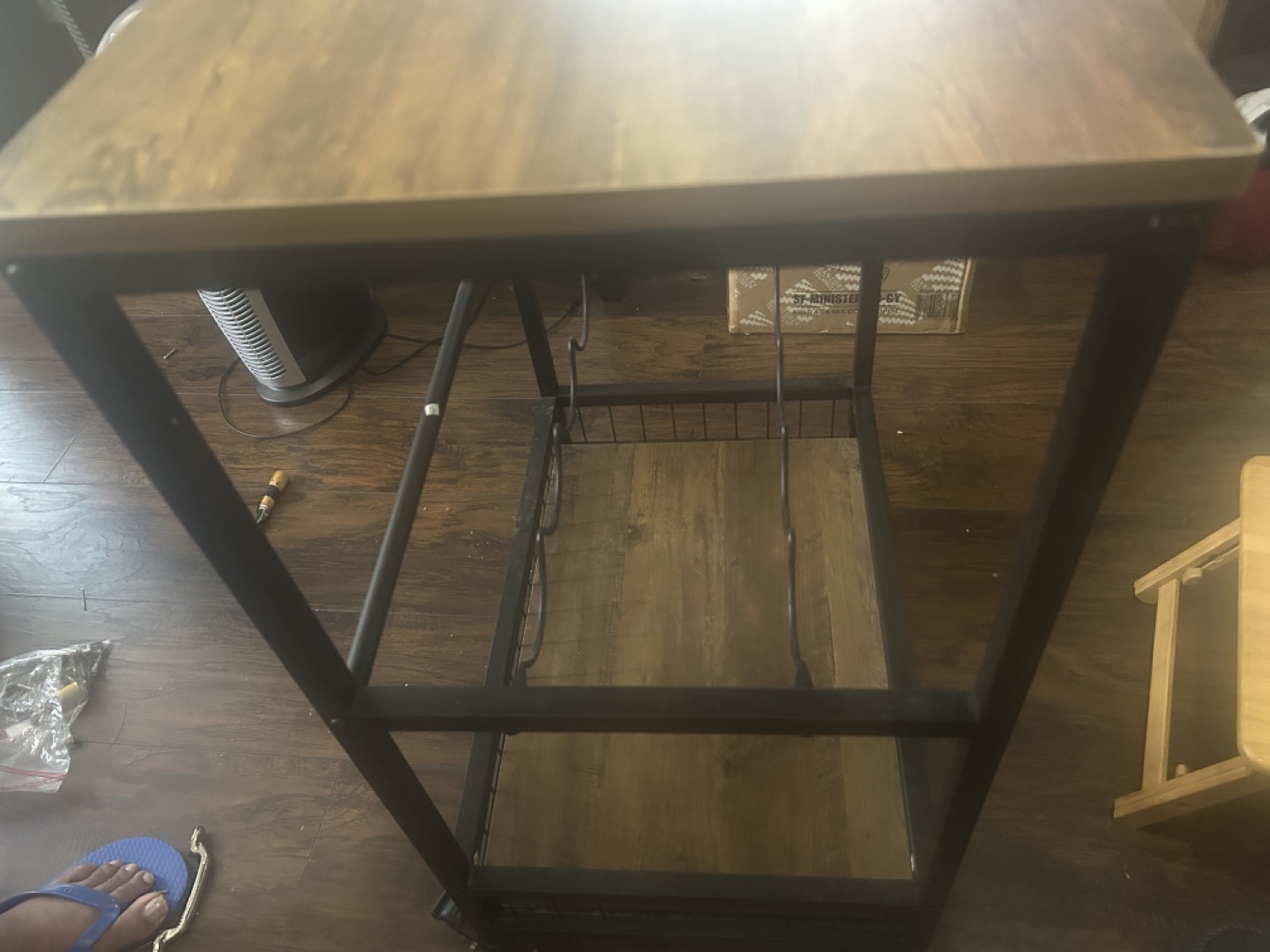 Rolling Wine Bar Cart