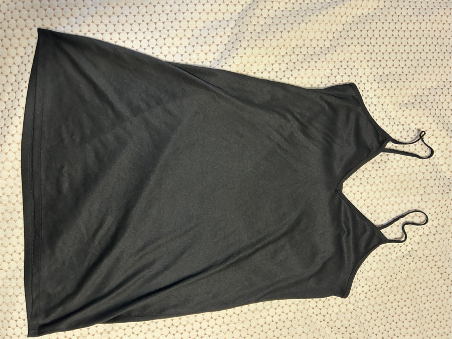 Black slip dress #freecycle