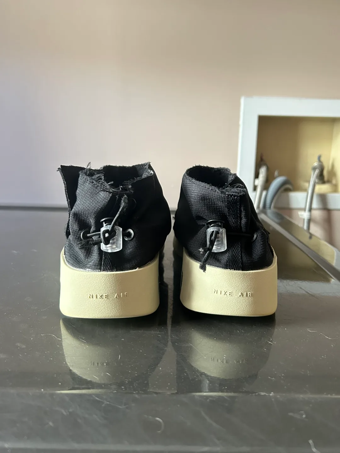 Nike Fear of God 180 Black Slip-On Sneakers - Size 9.5 image indicator(3)