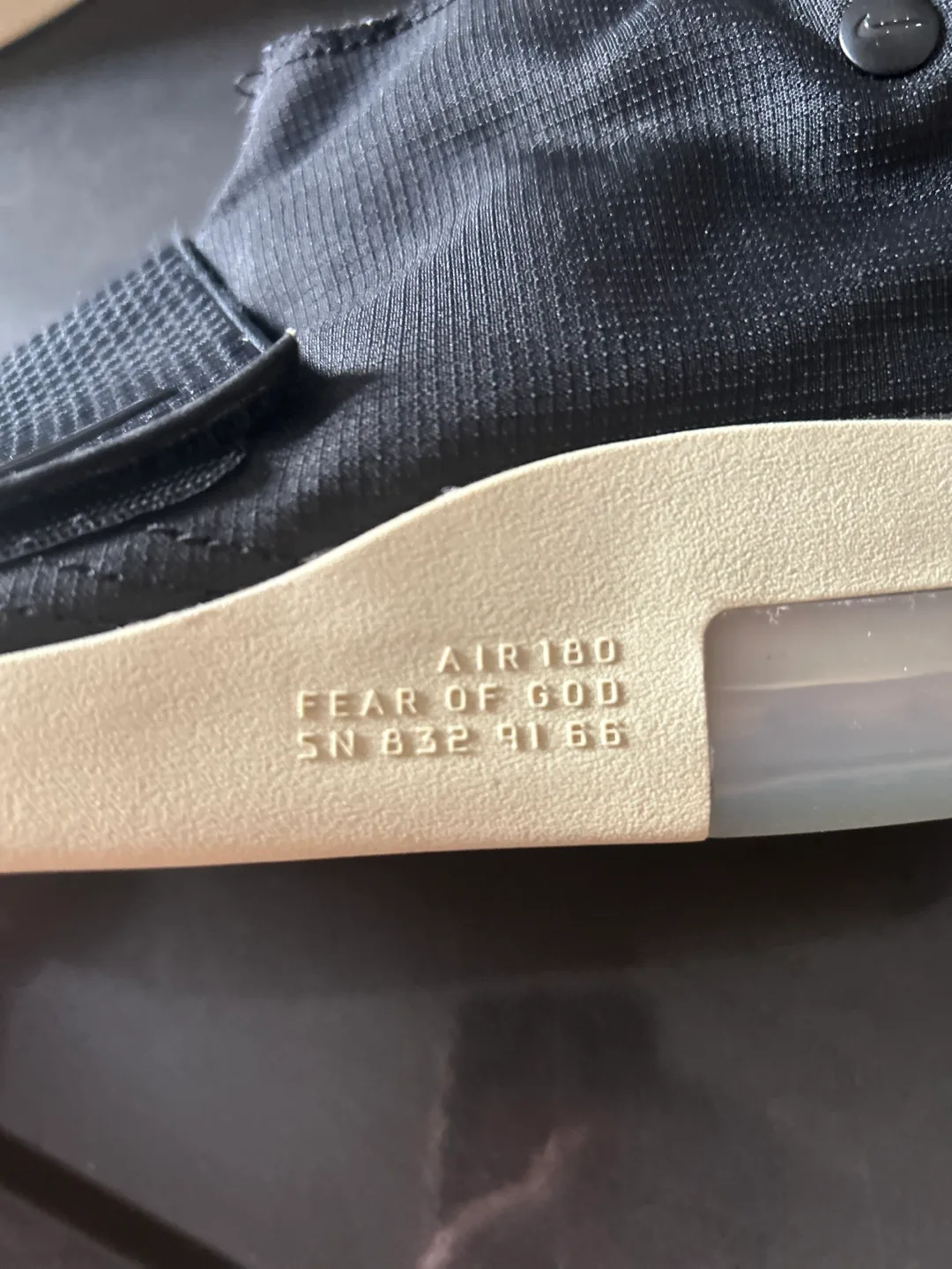 Nike Fear of God 180 Black Slip-On Sneakers - Size 9.5 image indicator(2)