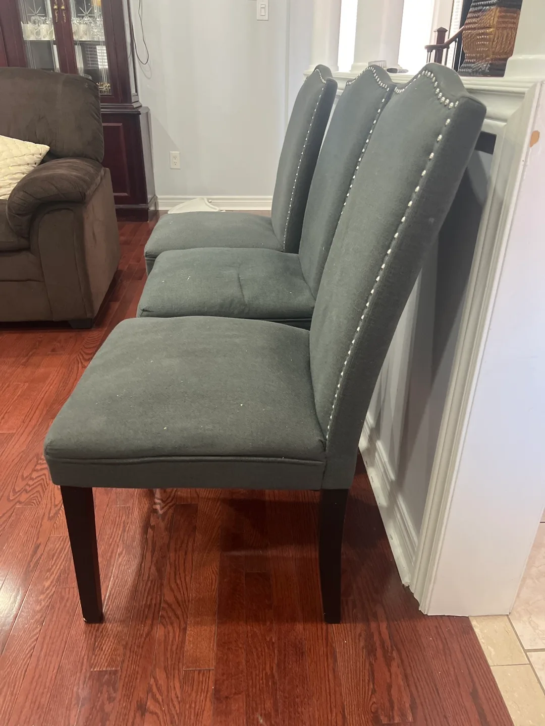 Set of 4 Dark Grey Chairs image indicator(2)