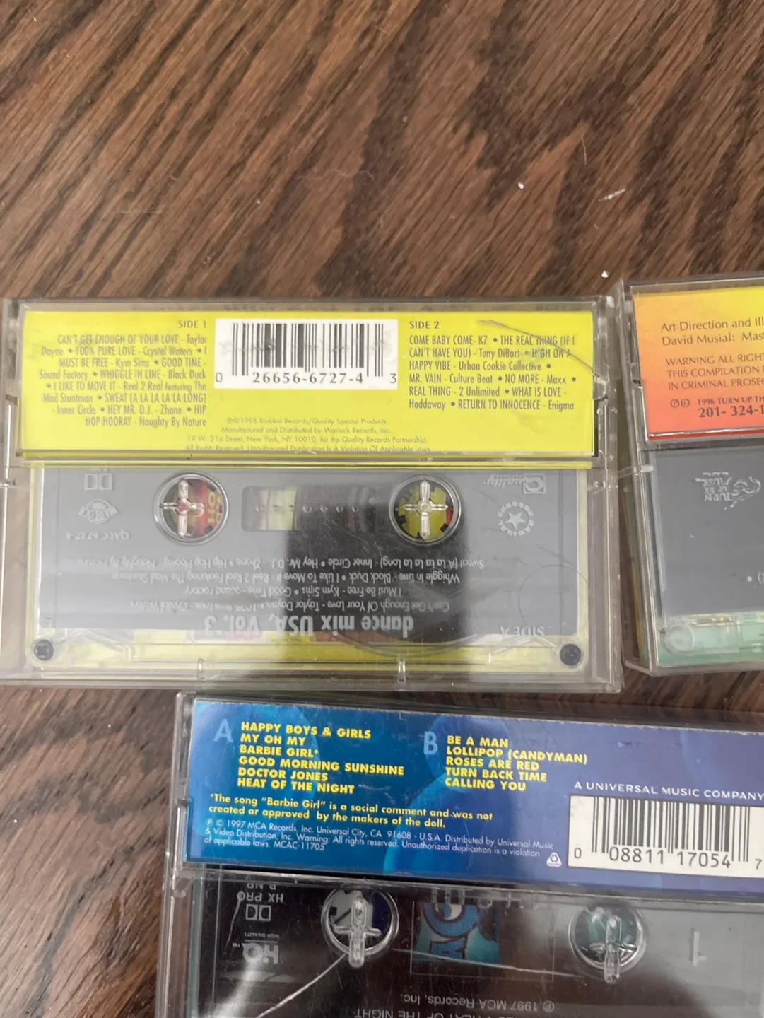 Cassettes - Aqua Aquarium, Dance Mix USA Vol. 3, image indicator(7)