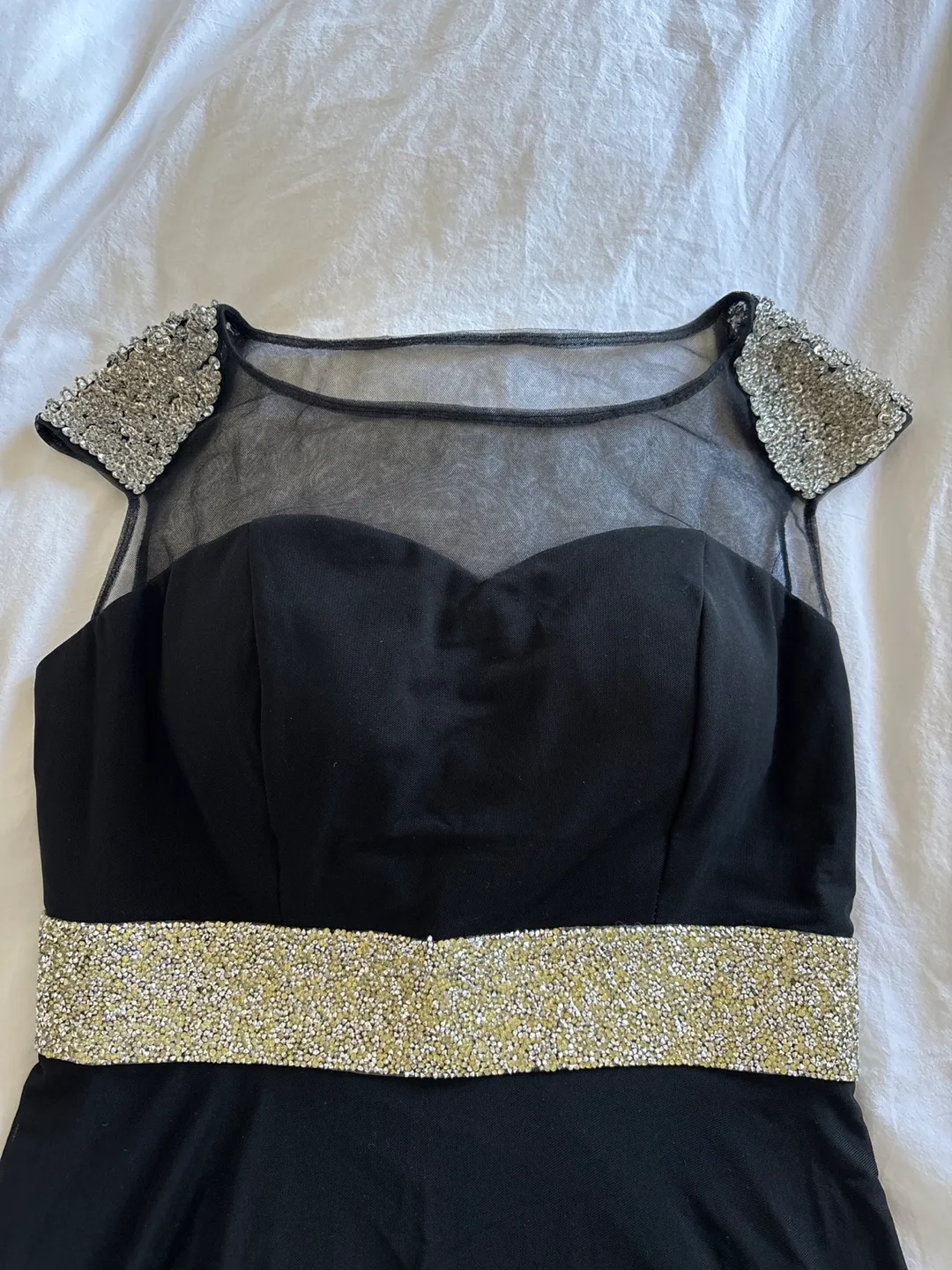 Tara Collection Sequin Maxi Dress, Size XL image indicator(5)