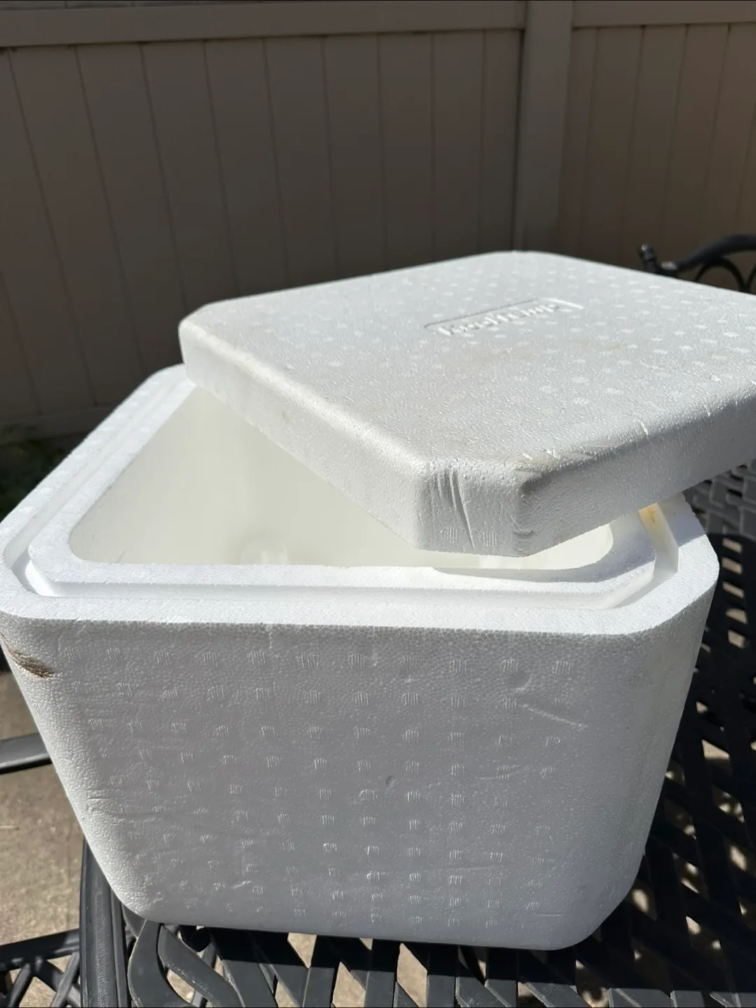 White Styrofoam Cooler #freecycle thumbnail