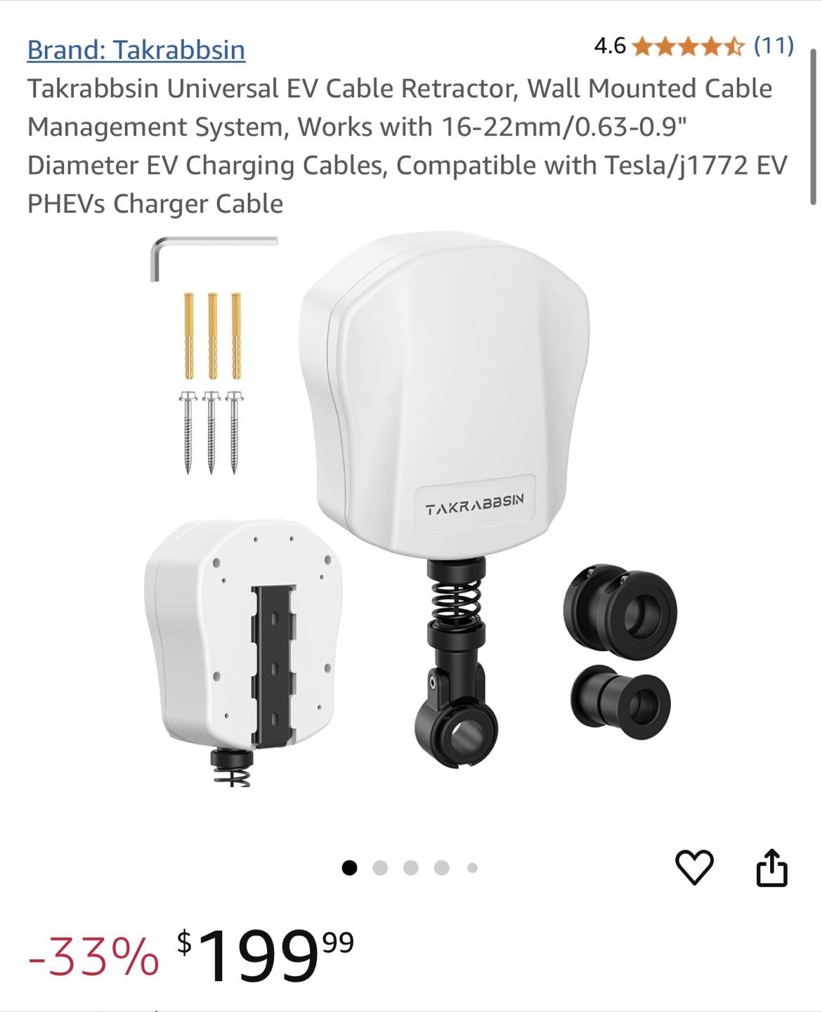 Universal EV Cable Retractor Management System
