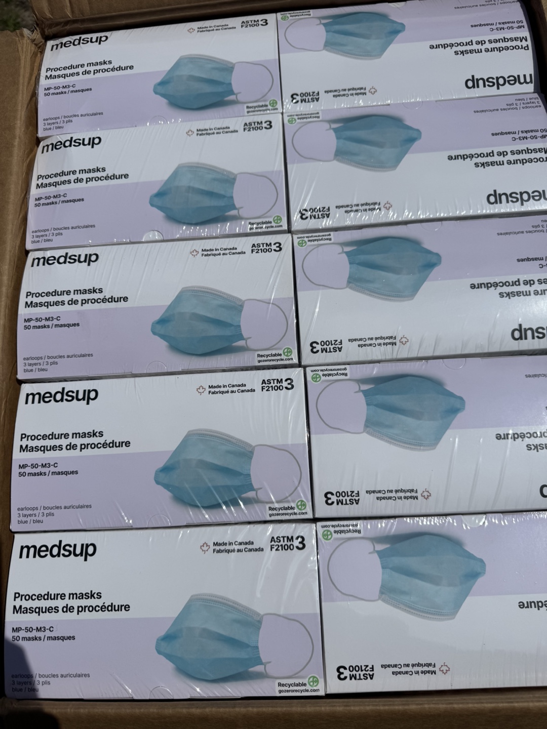 5 for $5- MP-50-M3-C Medical Procedure Mask Level 3
