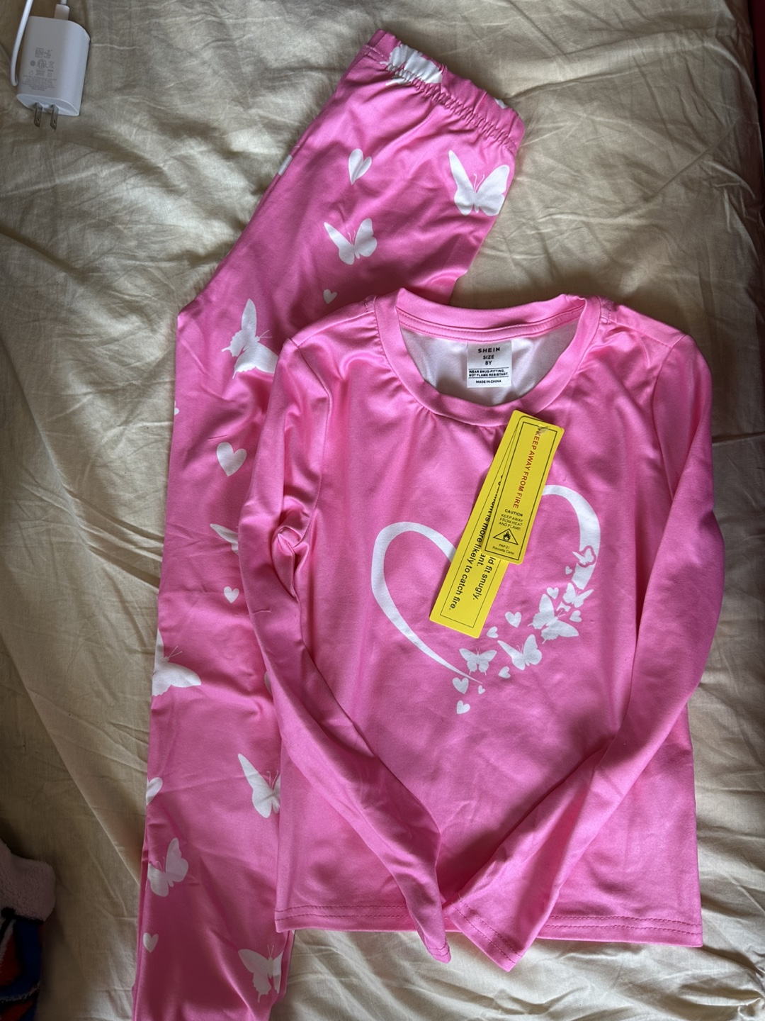 Girls' Pajama Sets - Koala & Butterfly Designs - Size 7 - photo 3