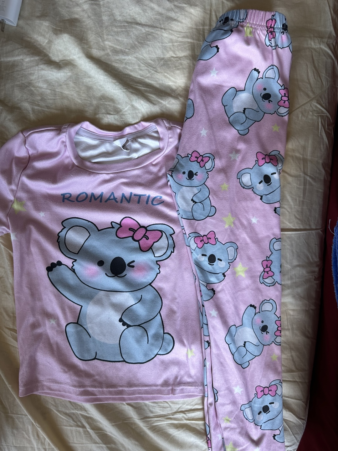Girls' Pajama Sets - Koala & Butterfly Designs - Size 7 - photo 2