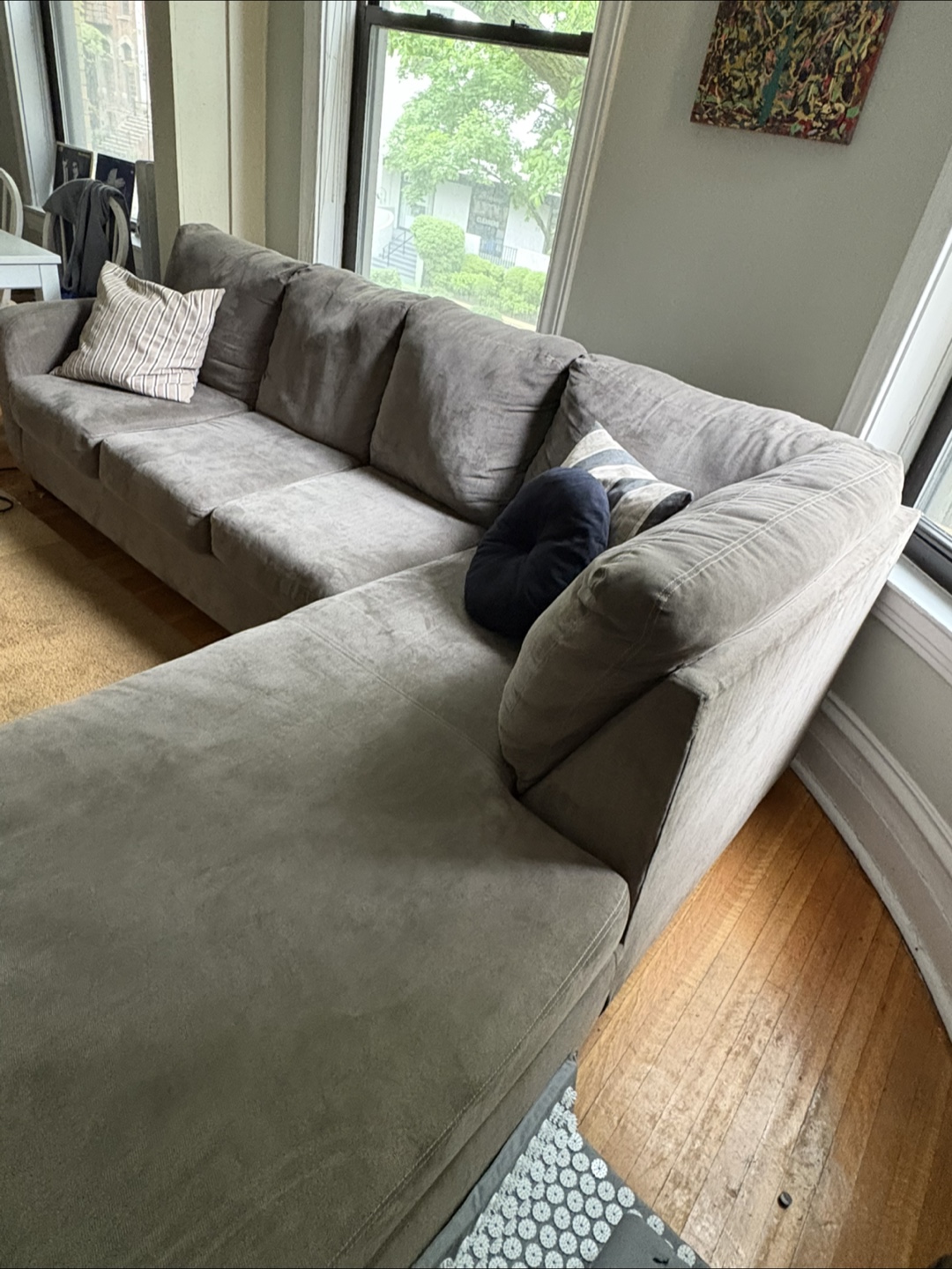 Gray Sectional Sofa - photo 4