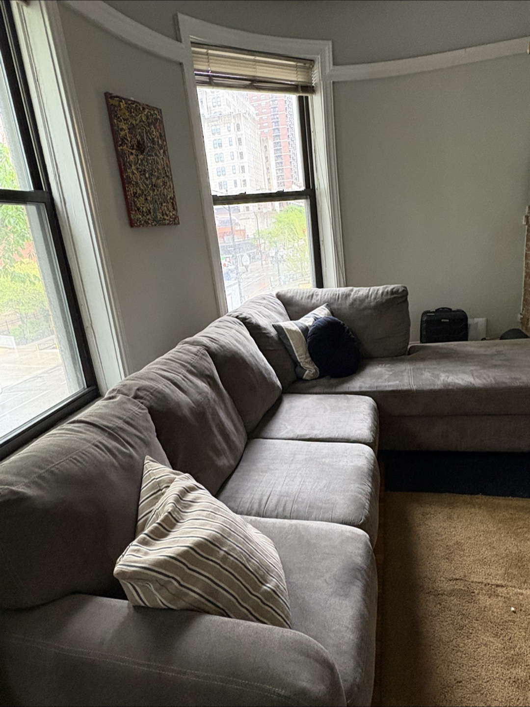 Gray Sectional Sofa - photo 2