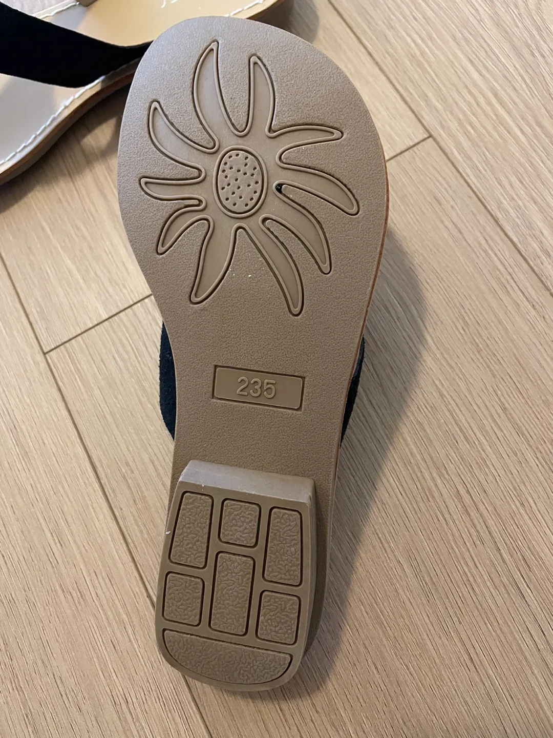 NEW Black Jeweled Sandals - size 6 image indicator(3)