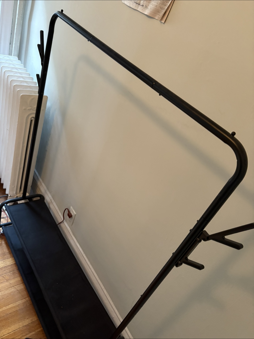 Black Clothing Rack with Shoe Shelf - photo 3