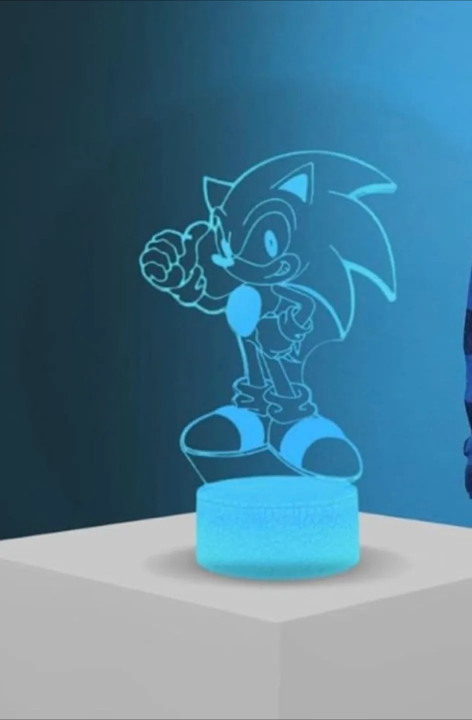 Sonic The Hedgehog 3D LED Night Light Lamp thumbnail