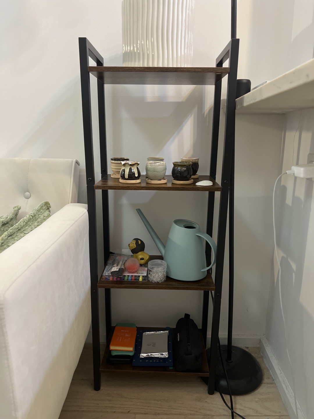 4-Tier Metal Frame Storage Shelf - photo 2