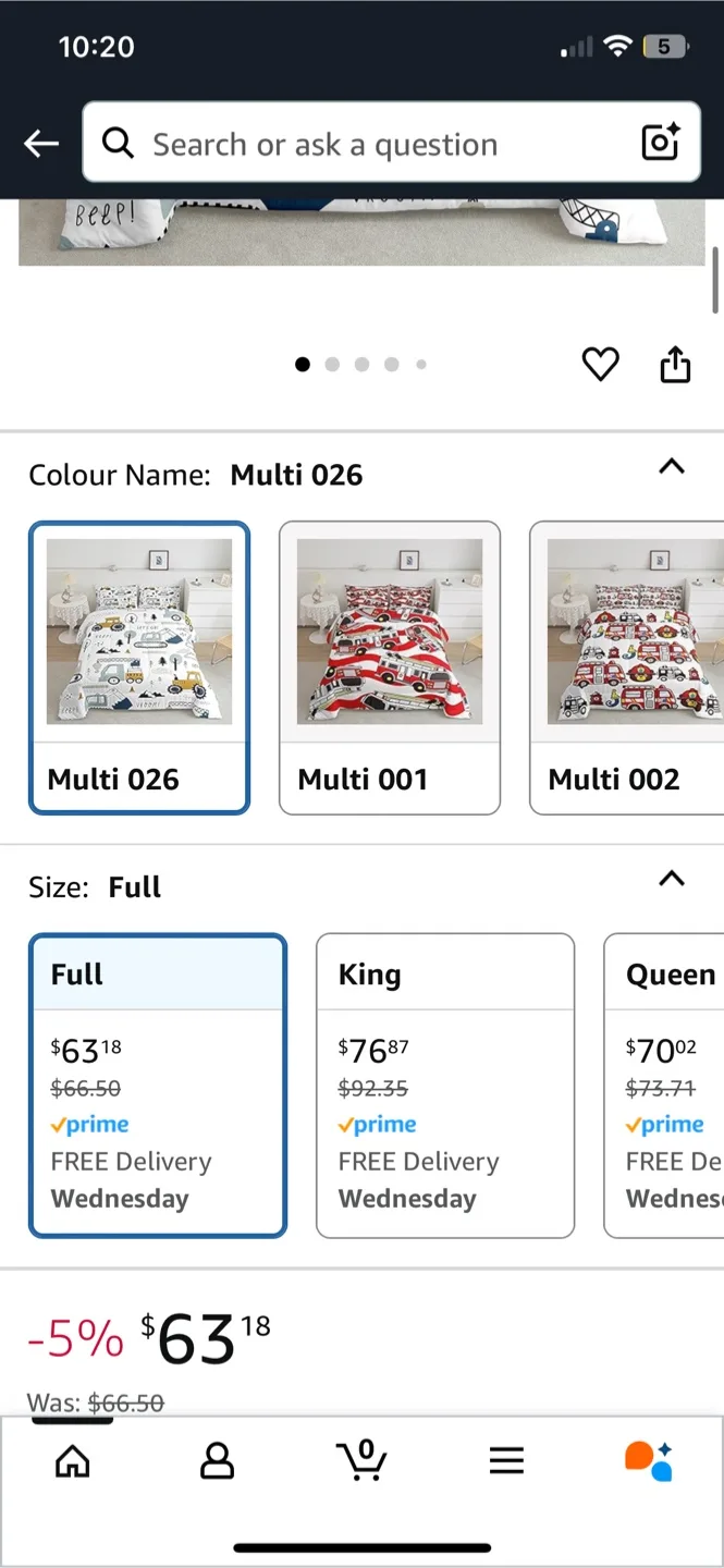 NEW! Full Size Cartoon Construction Duvet Set image indicator(2)