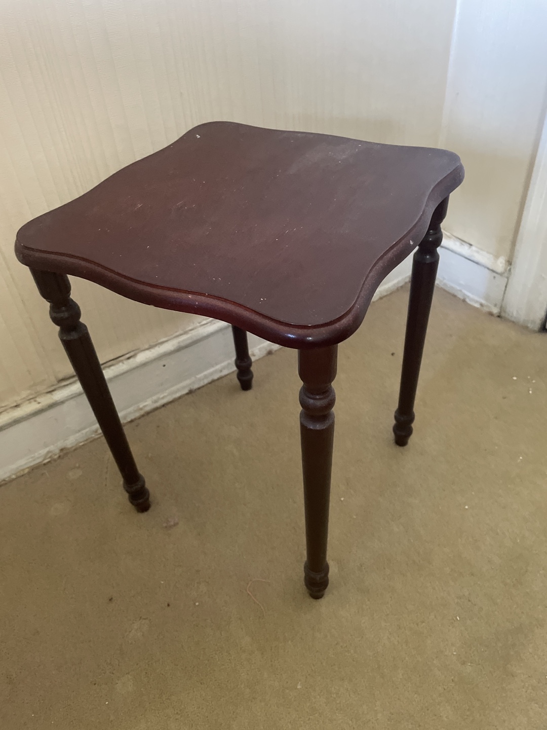 Small Wooden End Table
