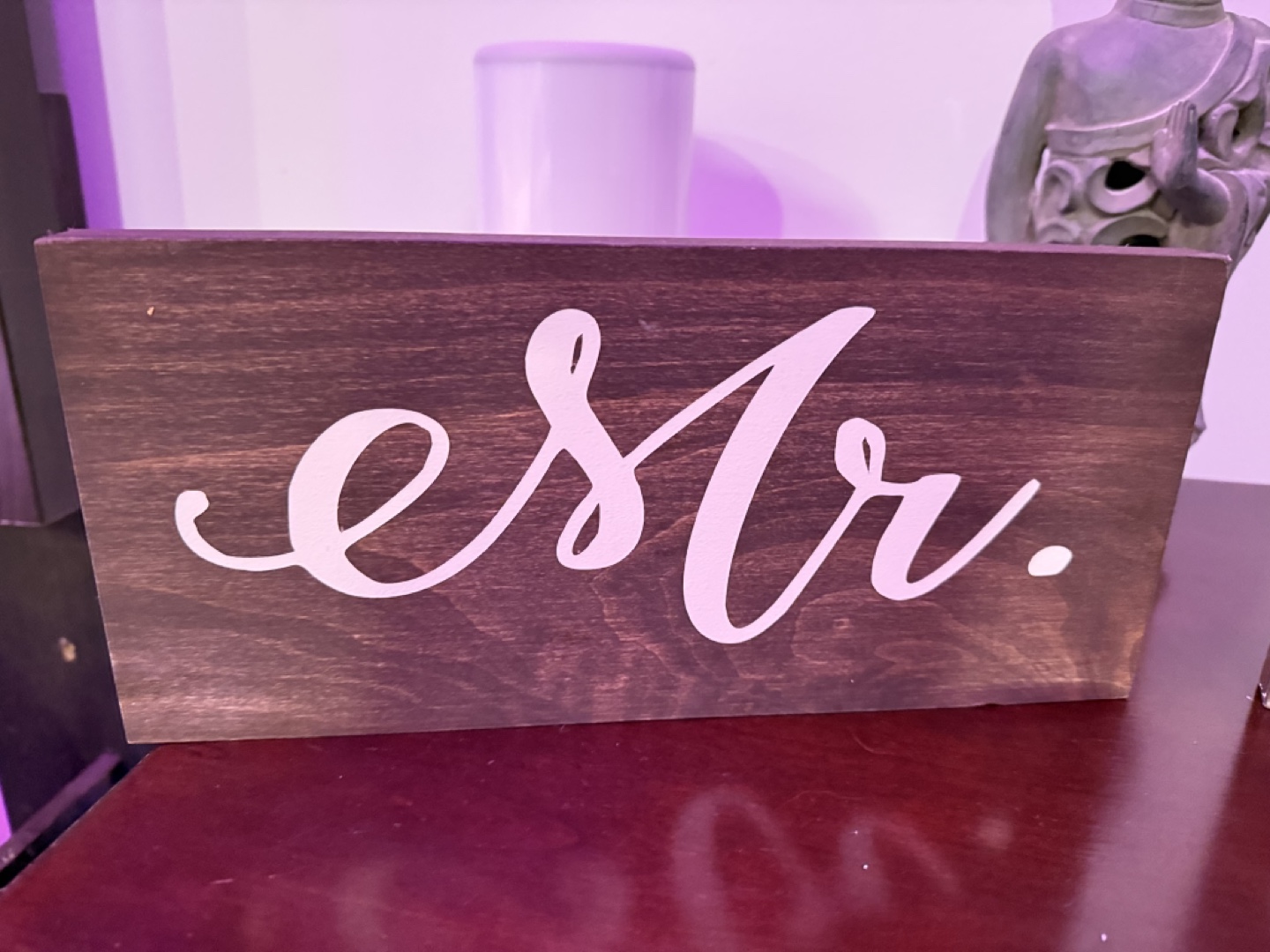 Mr. & Mrs. Wooden Wedding Signs - photo 3