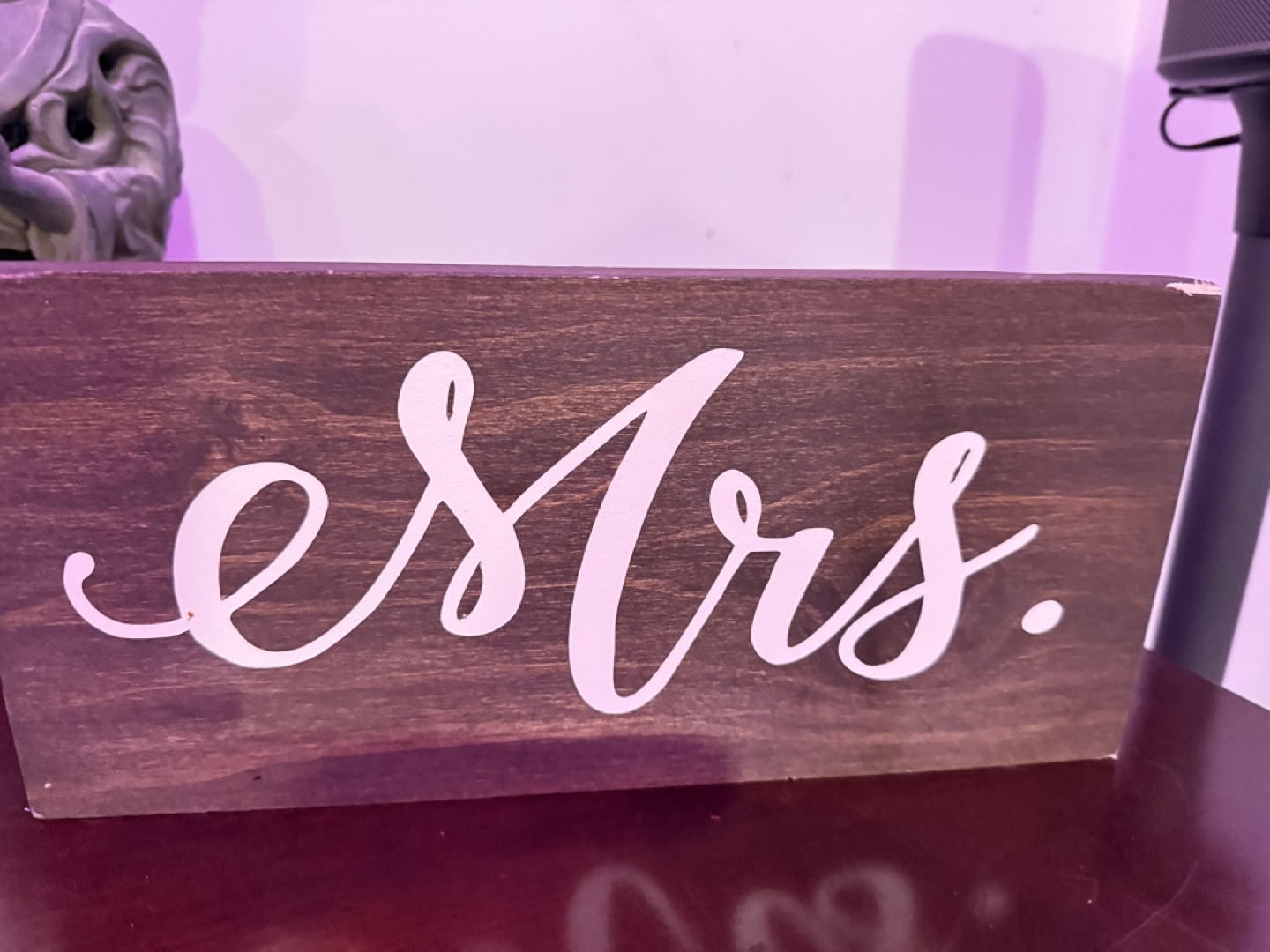 Mr. & Mrs. Wooden Wedding Signs - photo 2