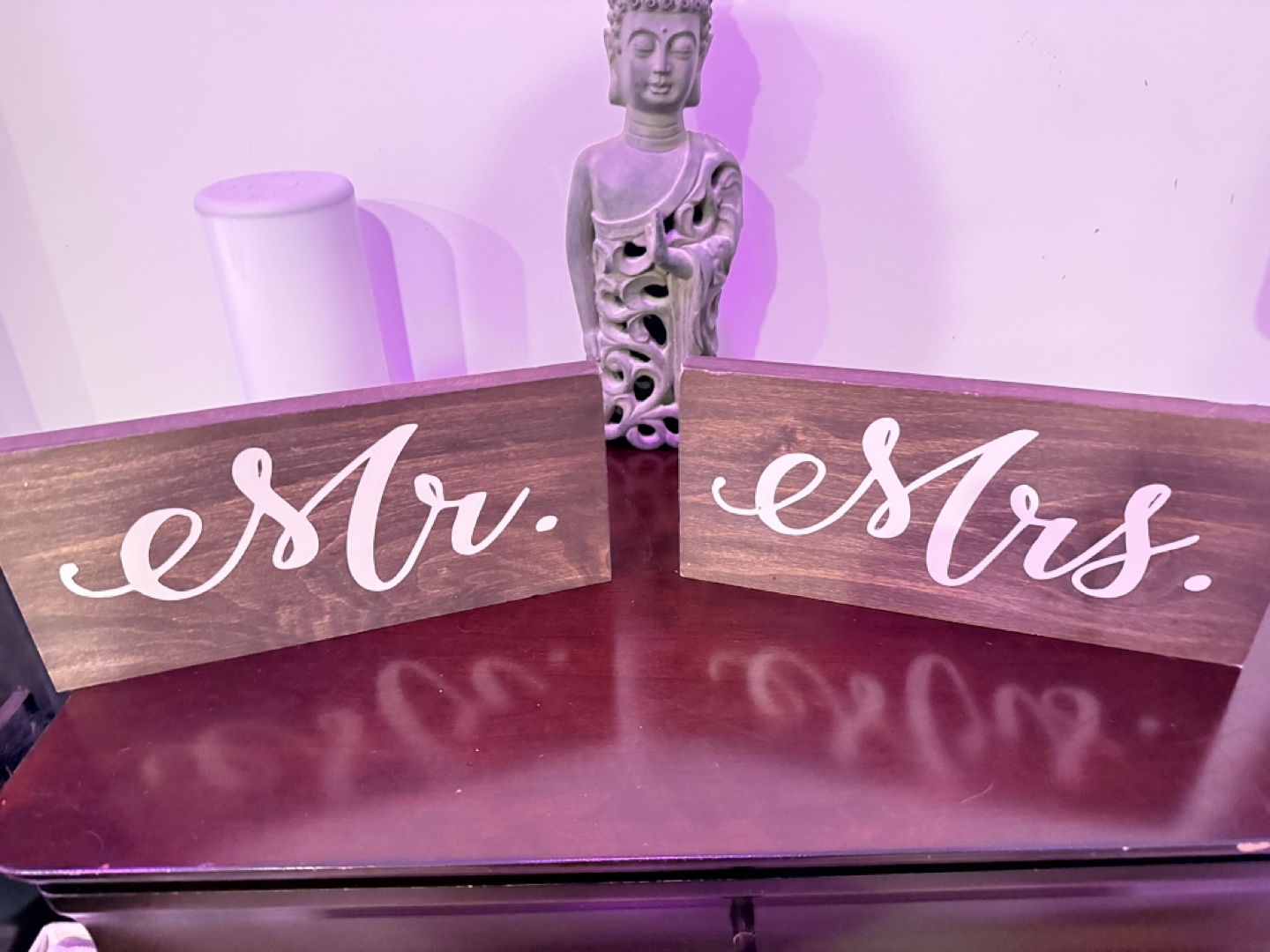 Mr. & Mrs. Wooden Wedding Signs