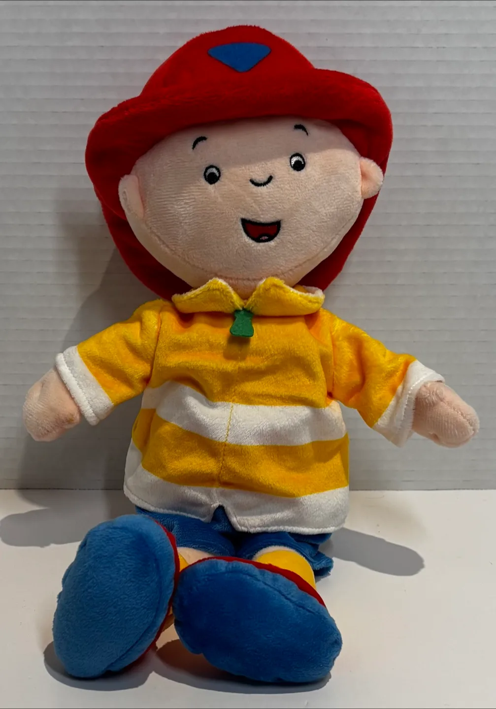 Caillou Plush Toy Firefighter Costume thumbnail