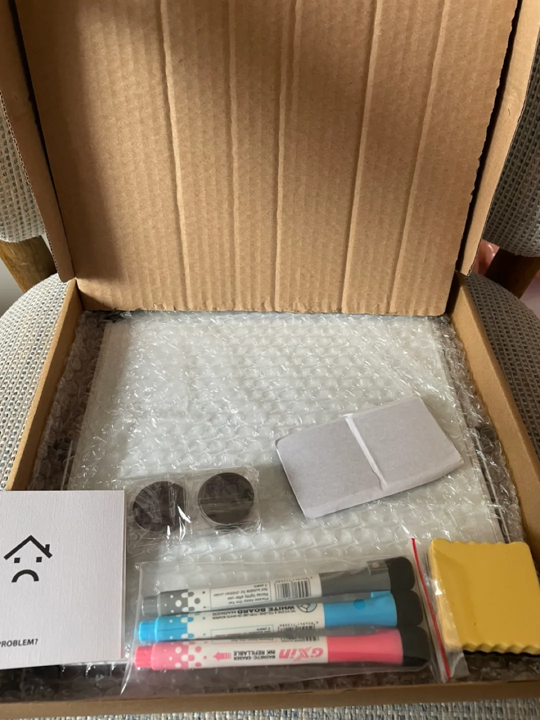 10 x 10 in Dry Erase Board Double Sided Desktop Standing image indicator(9)