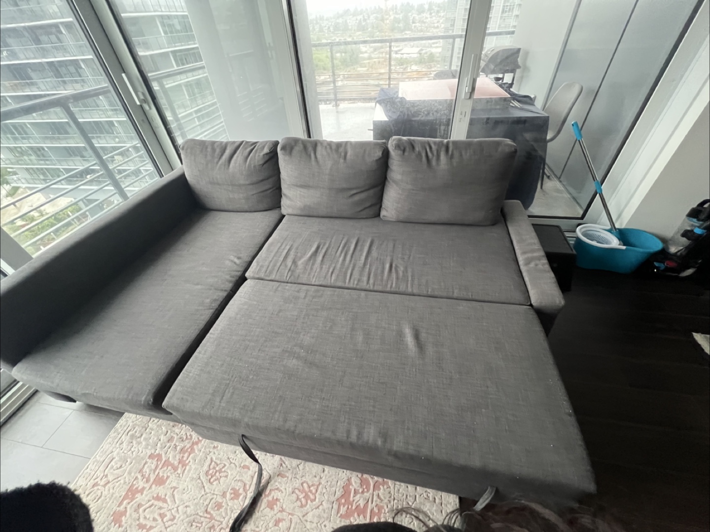 IKEA Friheten Corner Sofa Bed - Dark Grey - photo 3
