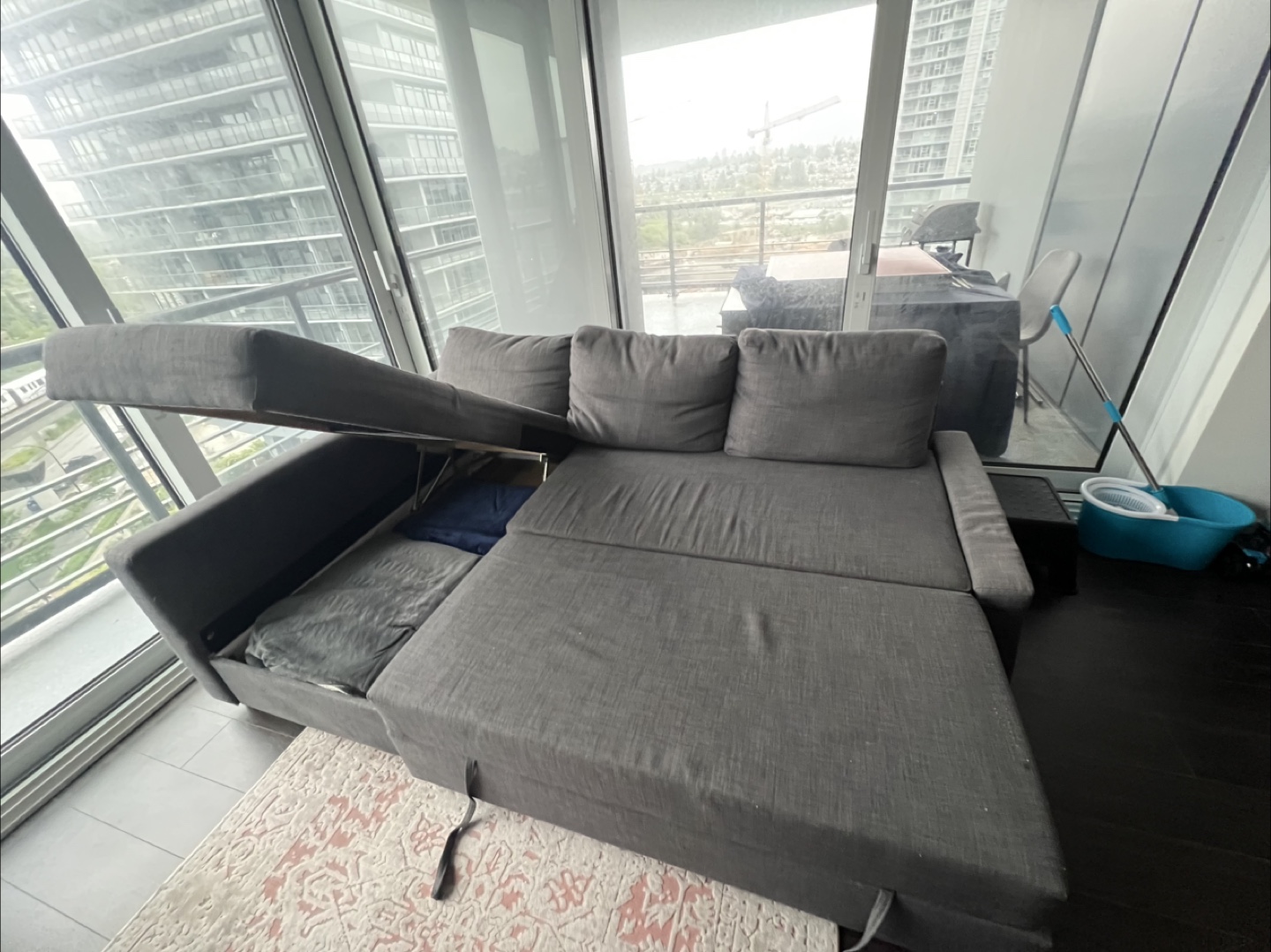 IKEA Friheten Corner Sofa Bed - Dark Grey - photo 4