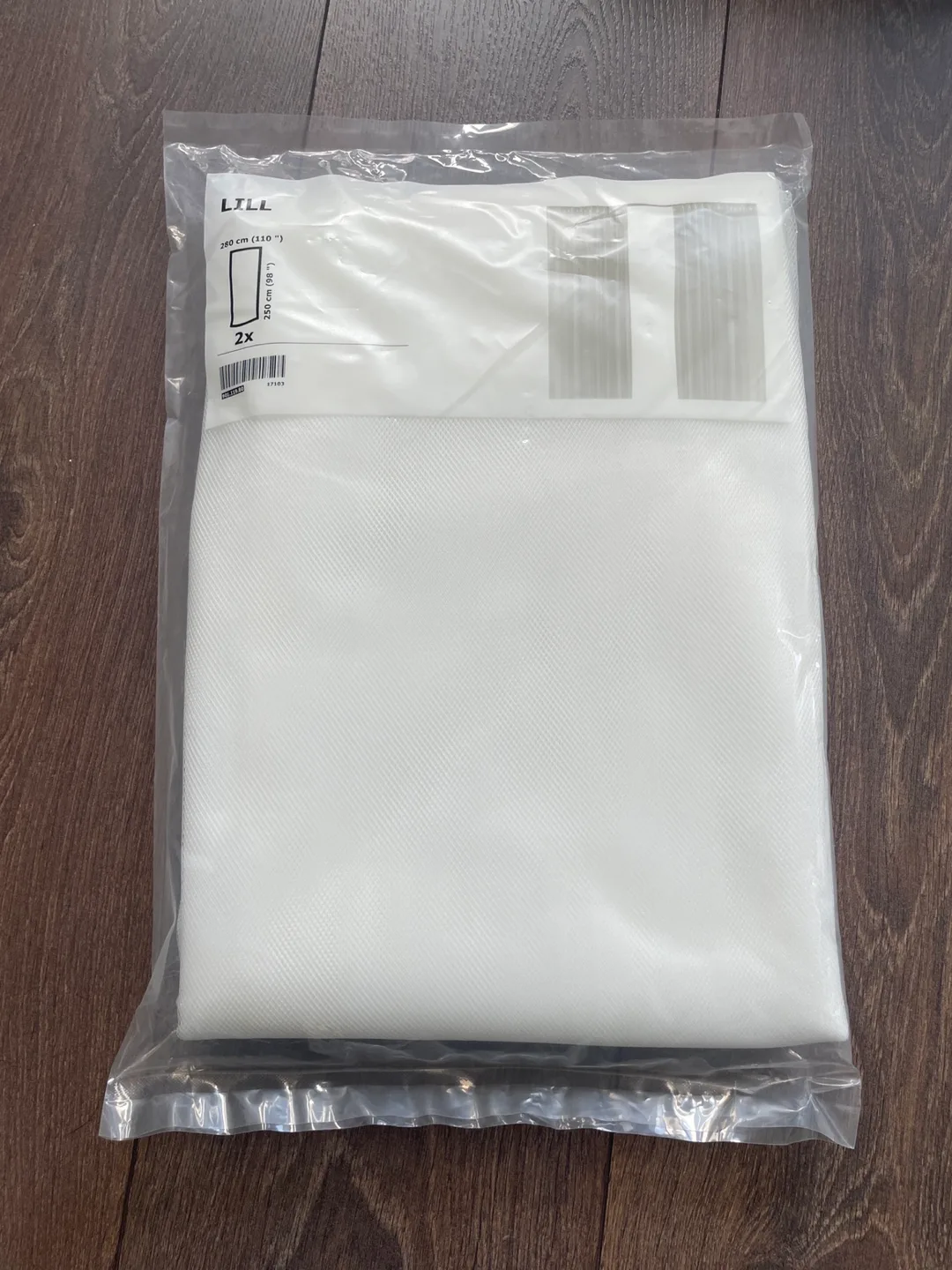 IKEA LYTLA Wardrobe Netting - White - 2 Pack thumbnail