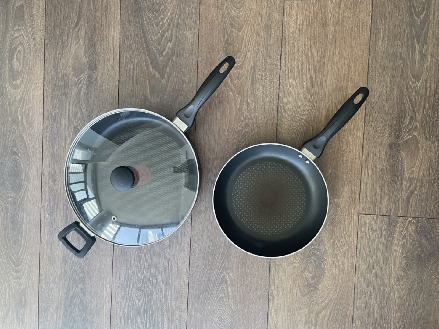 Two frying pans