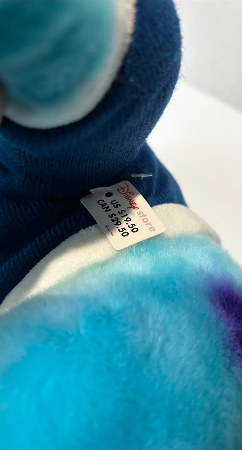 Disney Store Monsters Inc. 12" Sulley Plush Snowman Sweater Tag image indicator(4)