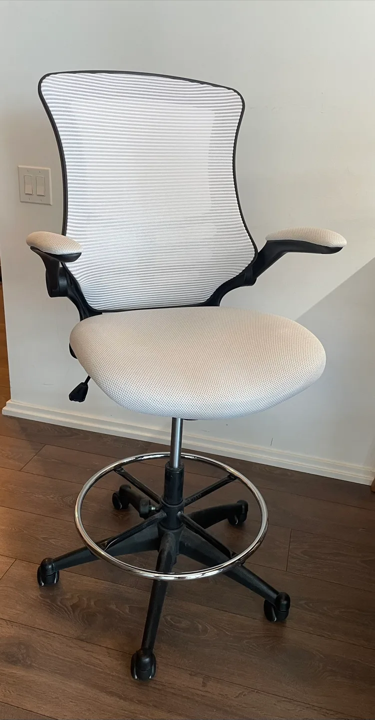 Adjustable Drafting Chair with Ring Footrest thumbnail