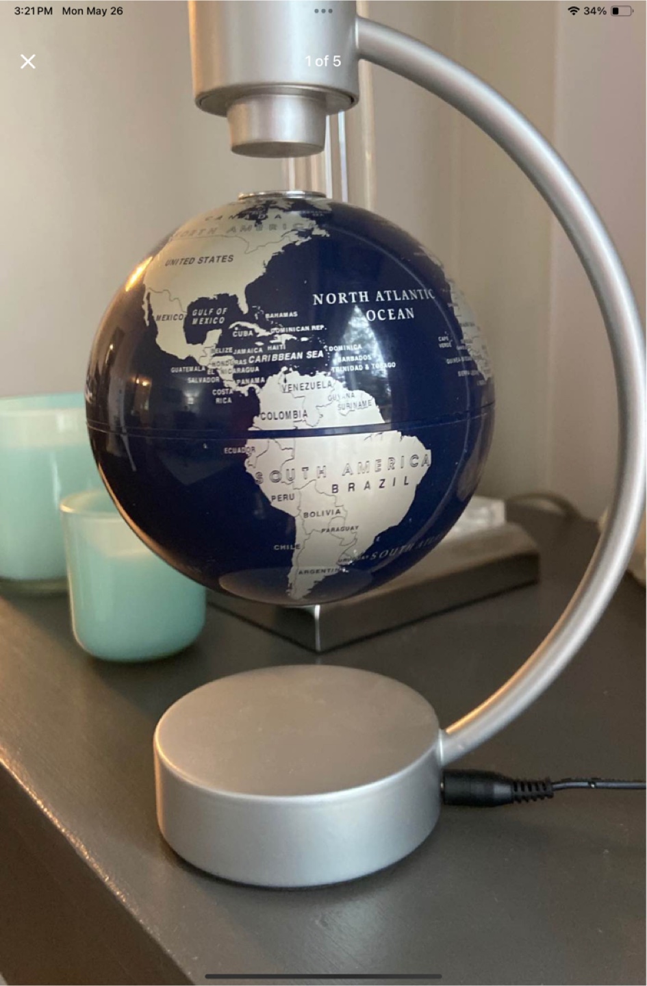 Magnetic Levitating Globe