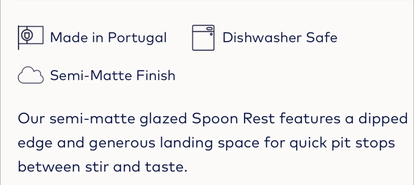 ✨✨Spoon Rest - Ceramic, Semi-Matte, Green image indicator(3)