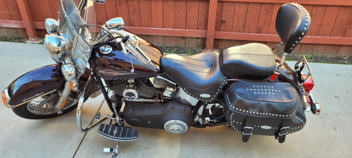 Harley Davidson Softail Deluxe Motorcycle - photo 2